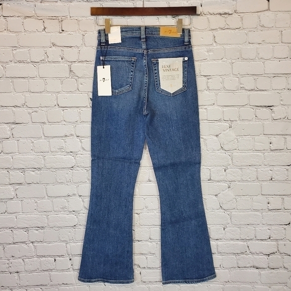 𝅺7 For All Mankind Luxe Vintage High Rise Jeans NWT - Picture 10 of 14